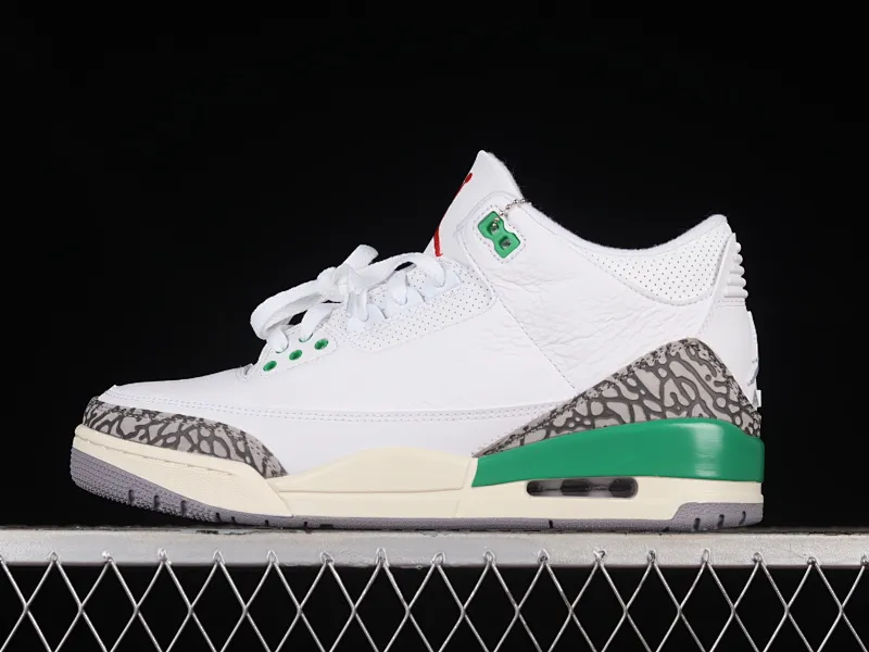 All categories Air Jordan Jordan series basketball shoes Air Jordan 3 foreign trade version Air Jordan 3 "Lucky Green" AJ3 Joe 3 green cement CK9246-136